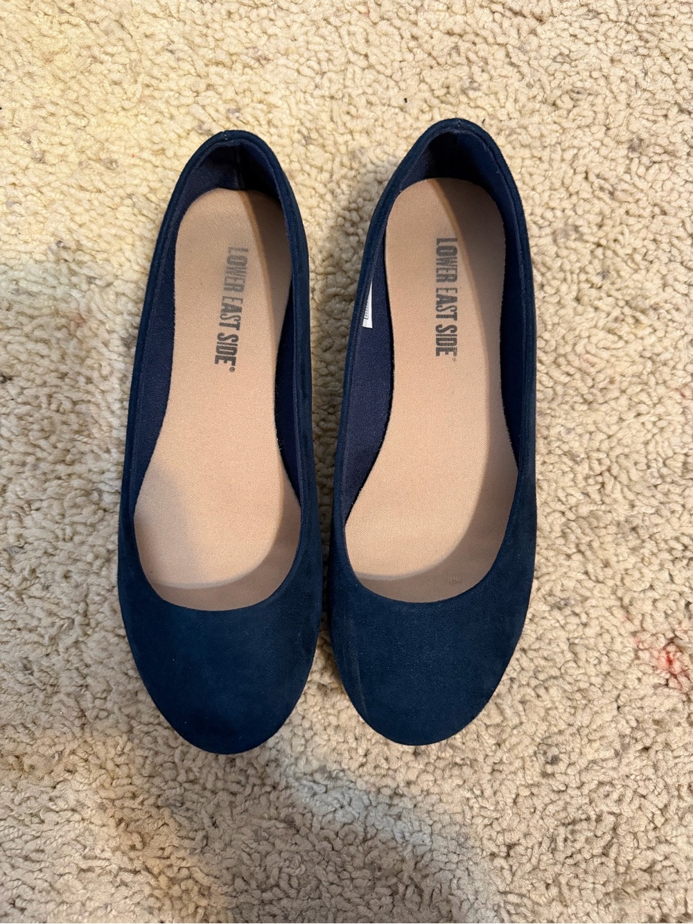 Suede Flats Bundle Size 5, Navy & Black - Picture 3 of 7